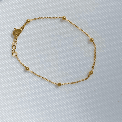 Bracelet chaine perlée