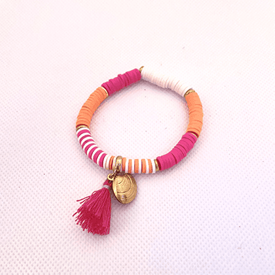 Bracelet heishi shell